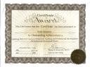 Сертификат за успехи в освоении дистанционного курса по Интернет-технологиям в преподавании